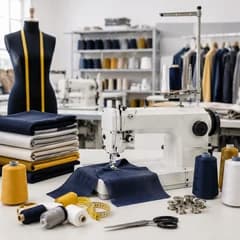 Textile and sewing machines
